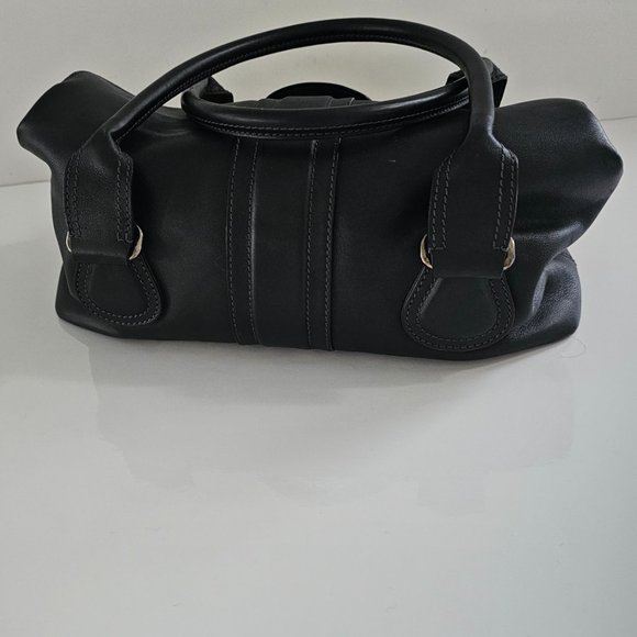 TOD'S Handbag Leather BLK Solid Color - Picture 9 of 14